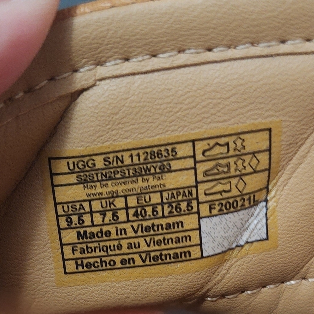 🌷UGG Zayne Crossband Women's Tan Slide Sandals🌷size:9.5 - Picture 7 of 8